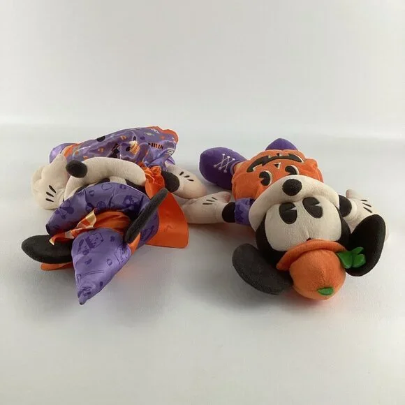 Disney Mickey Minnie Halloween Costume 15" Plush Stuffed Toy Pumpkin Witch 2020 - Picture 6 of 8